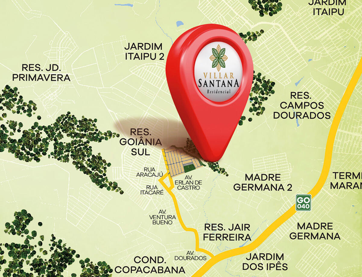 Localização - Residencial Villar Santana